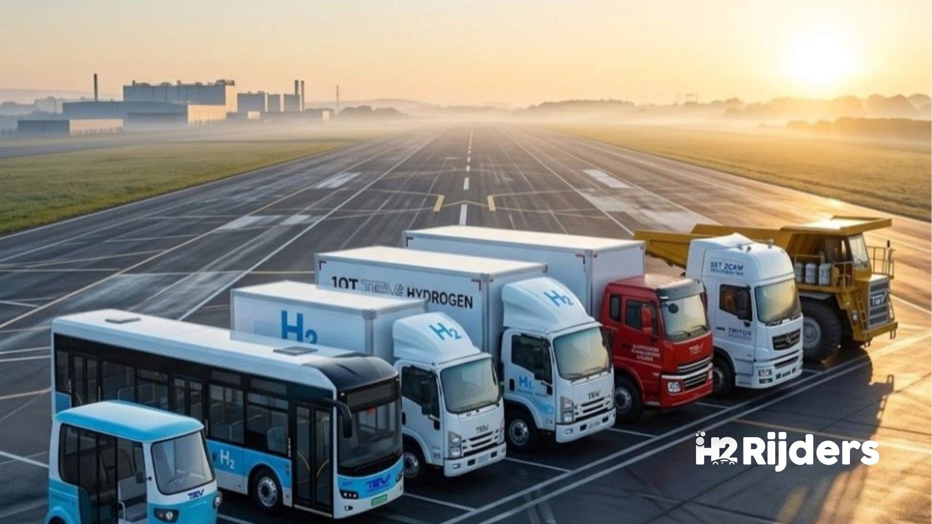Triton EV presenteert compleet waterstof-trucklijnup: van 5 tot 100 ton, gebouwd in India